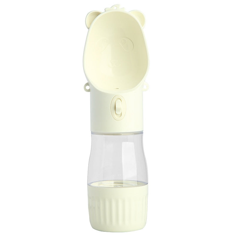 Pet Water Cup Portable Water Bottle Outdoor Dog Drinking Fountain, Feeding And Storage Bowl