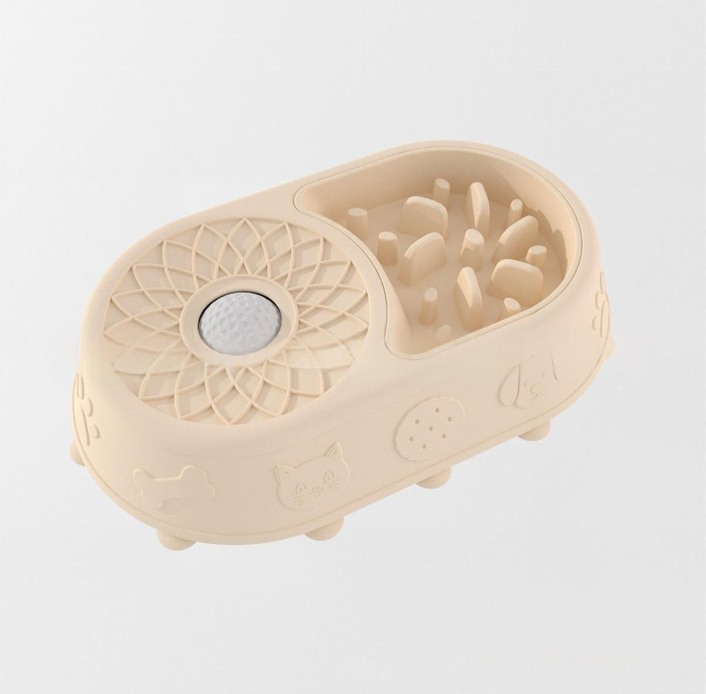 Non-Slip Pet Licking Slow-Feeding Bowl