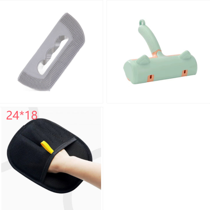 Pet Silicone Hair Removal Brush, Washable Dust And Hair Scraper