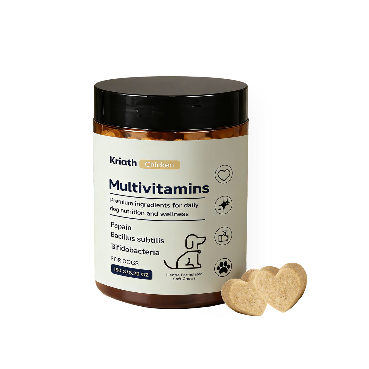Dog Multivitamin Chewable Tablets Mild Formula