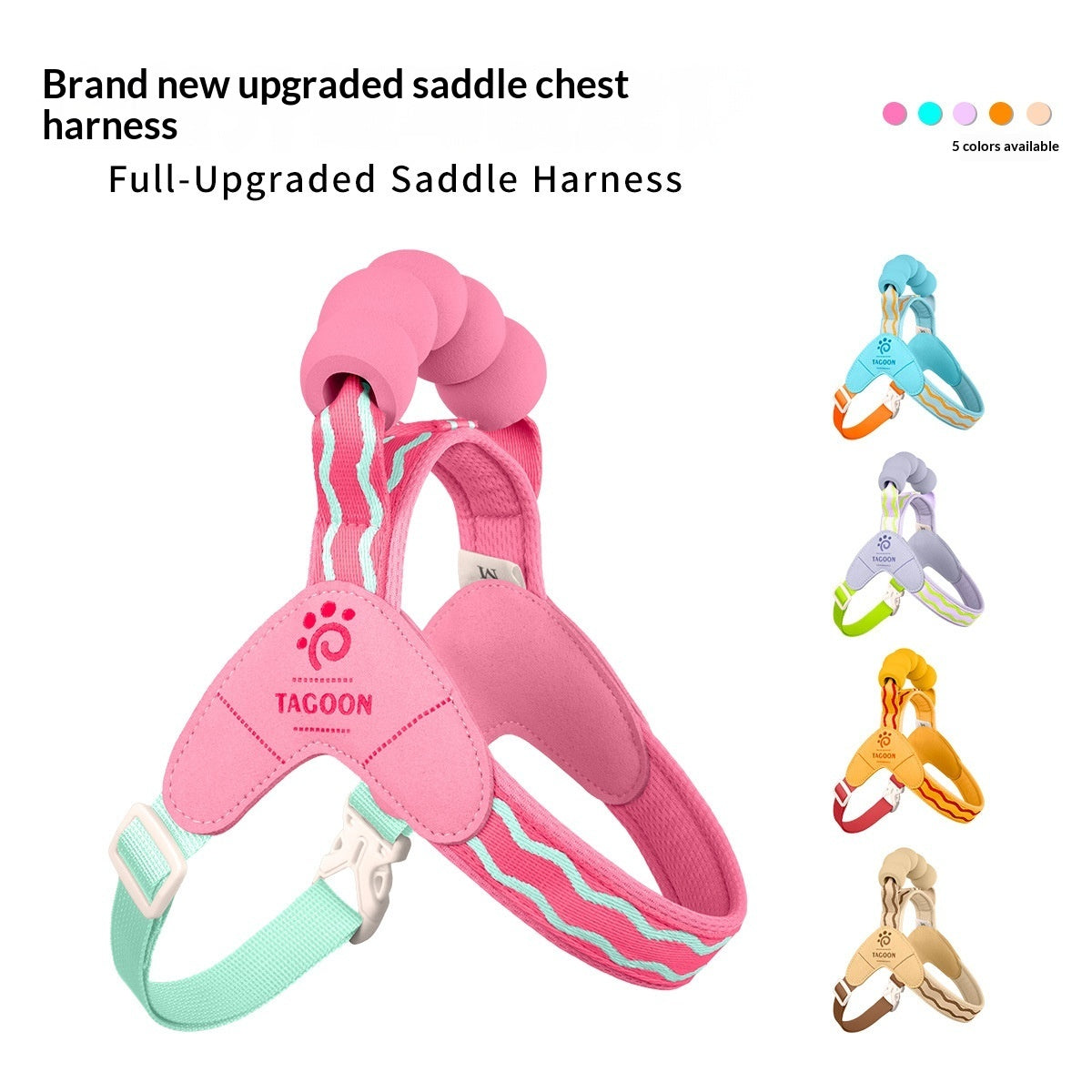 Cheerful Colorful Pet Harness