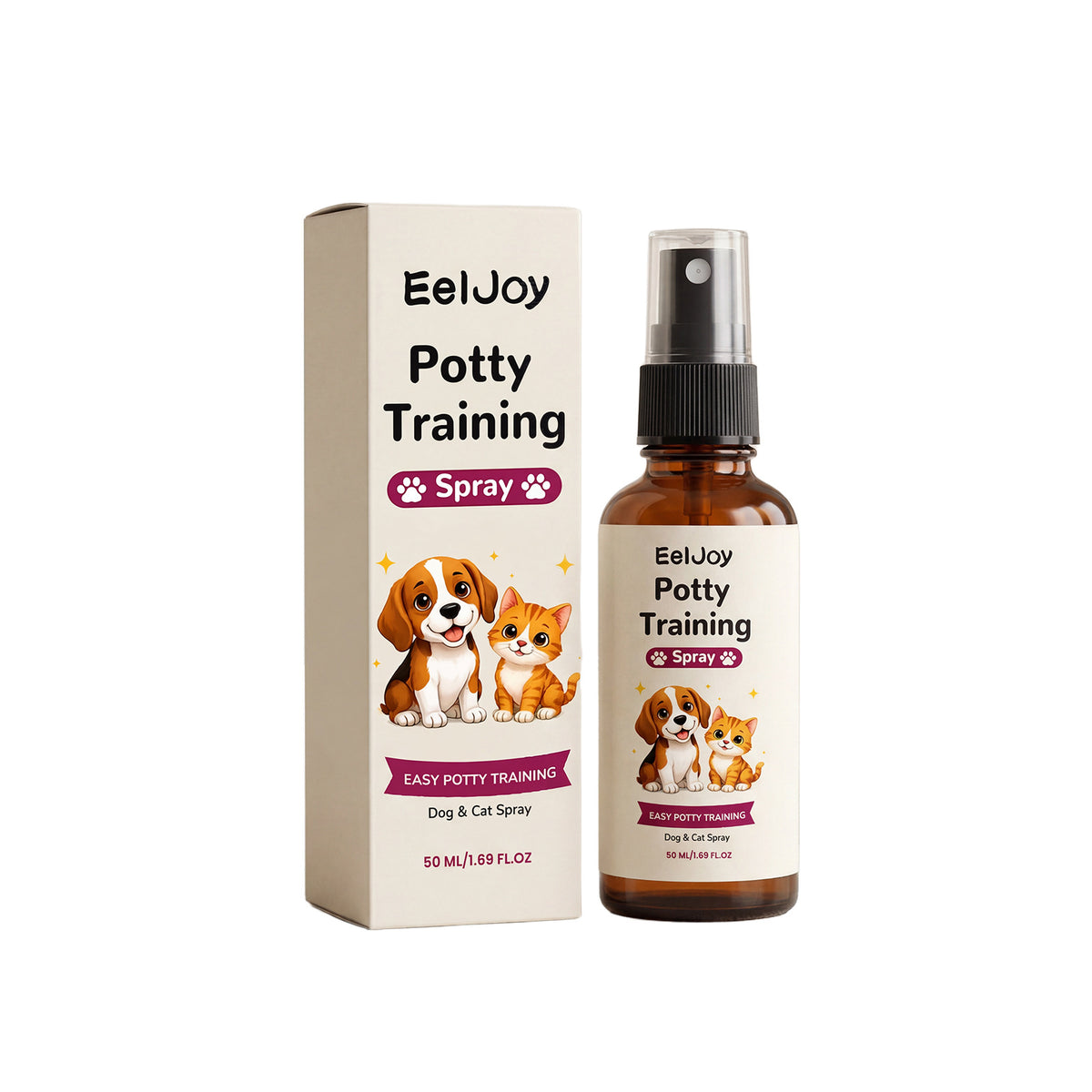 Eeljoy Pet Toilet Training Spray Daily Gentle Training Spray To Guide Pets To The Toilet Convenient Spray