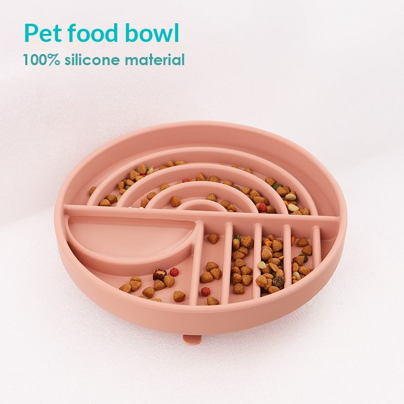 Silicone Slow-Feeding and Licking Pet Bowl