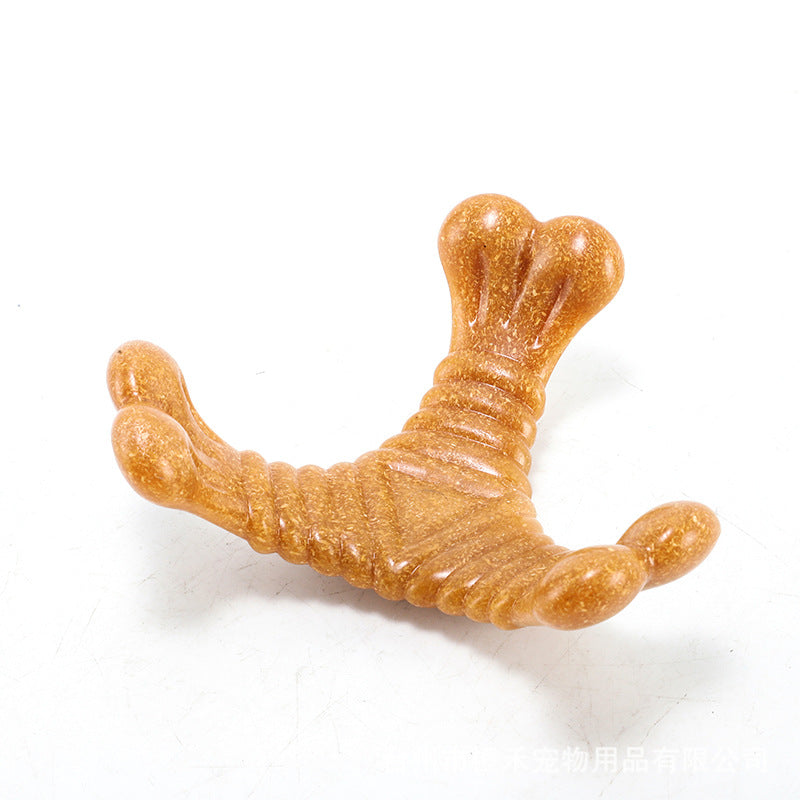 Wood-Plastic Antler Chew Stickdurable Pet Toy For Small Medium And Large Dogs