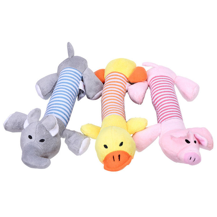 Long Four-Legged Elephant Pet Plush Toy