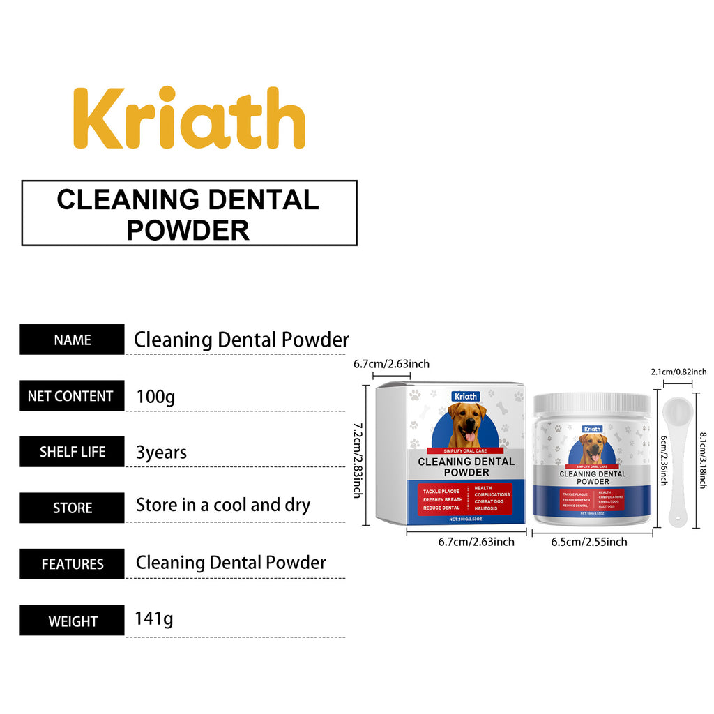 Dog Teeth Cleaning Powder
