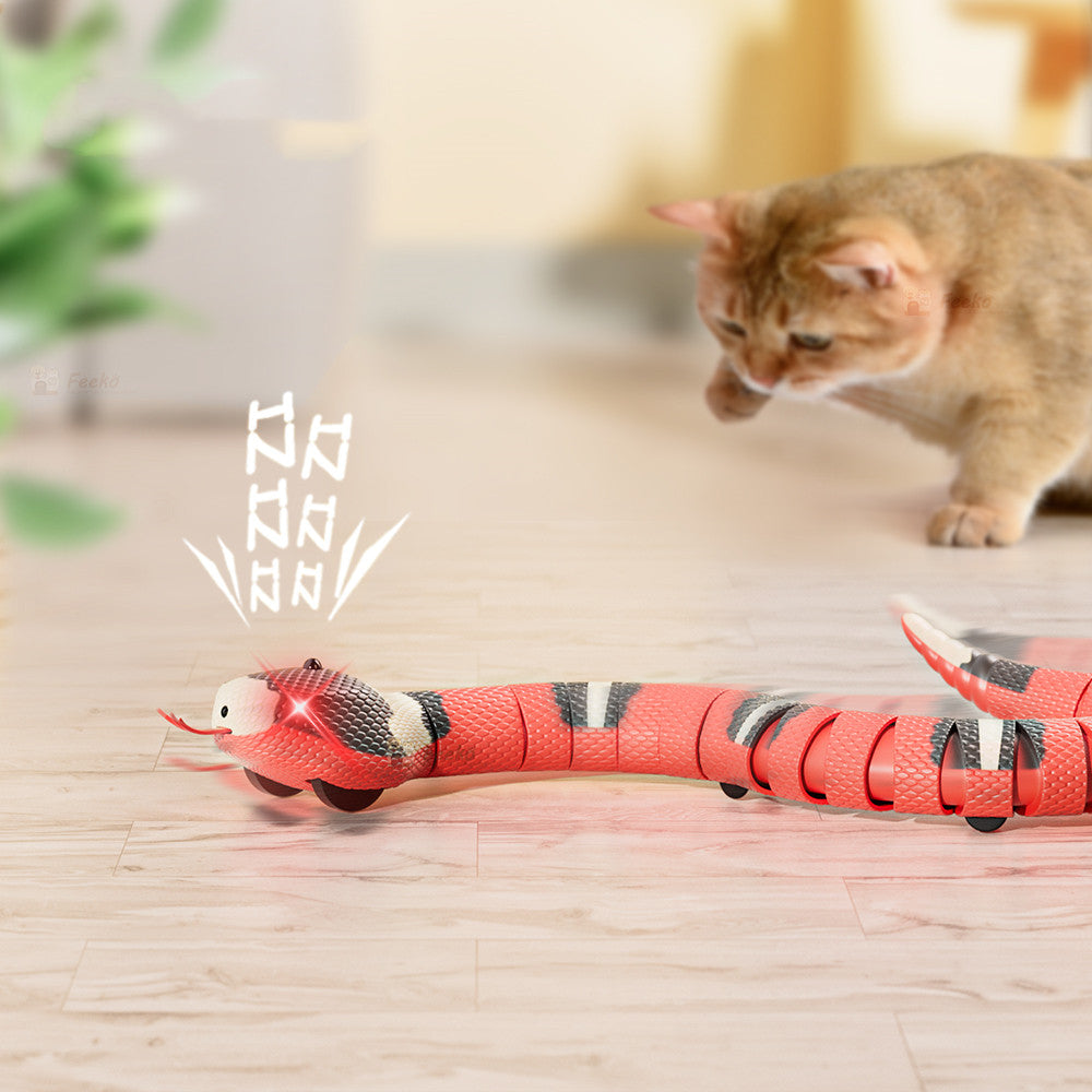 Interactive Electric Induction Snake Dog Toy