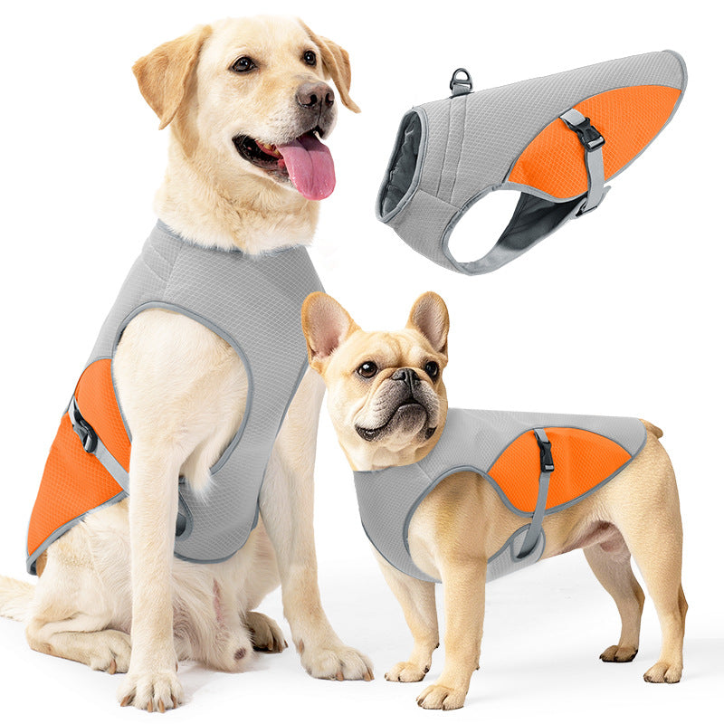 Large Dog Reflective Mesh Cooling Vest