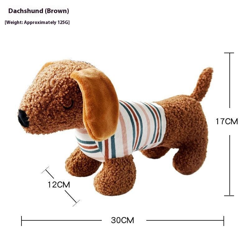 Dog Plush Bite-Resistant Vocalization Molar Relief Toy