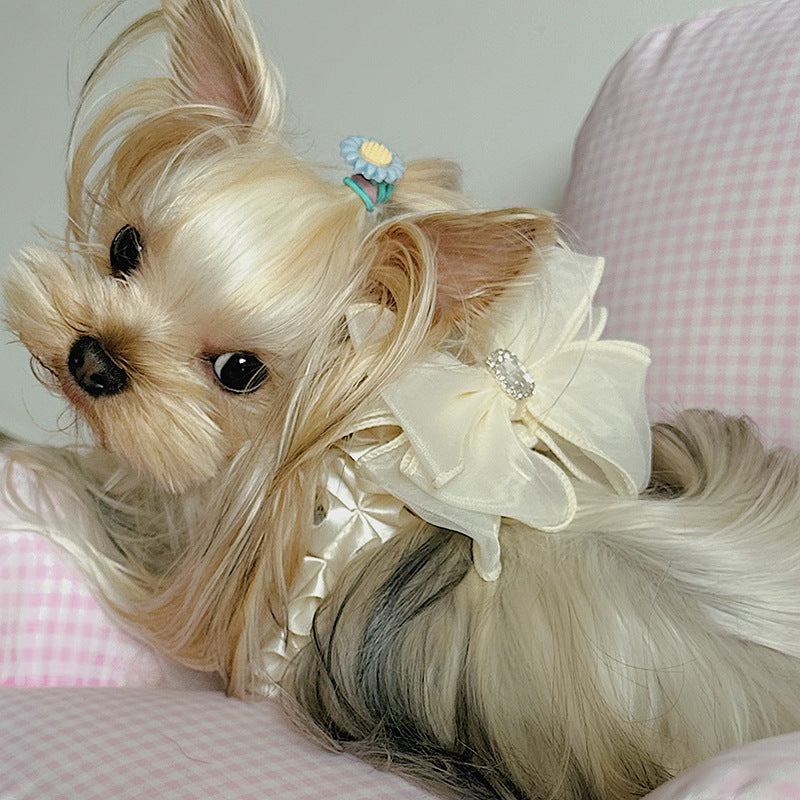 Pet Dog Leash Bow Tie Chest Strap