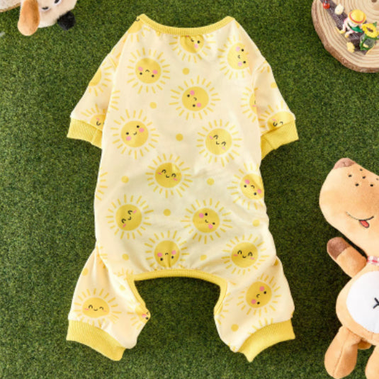 Breathable Four-Legged Jumpsuit for Small Dogs