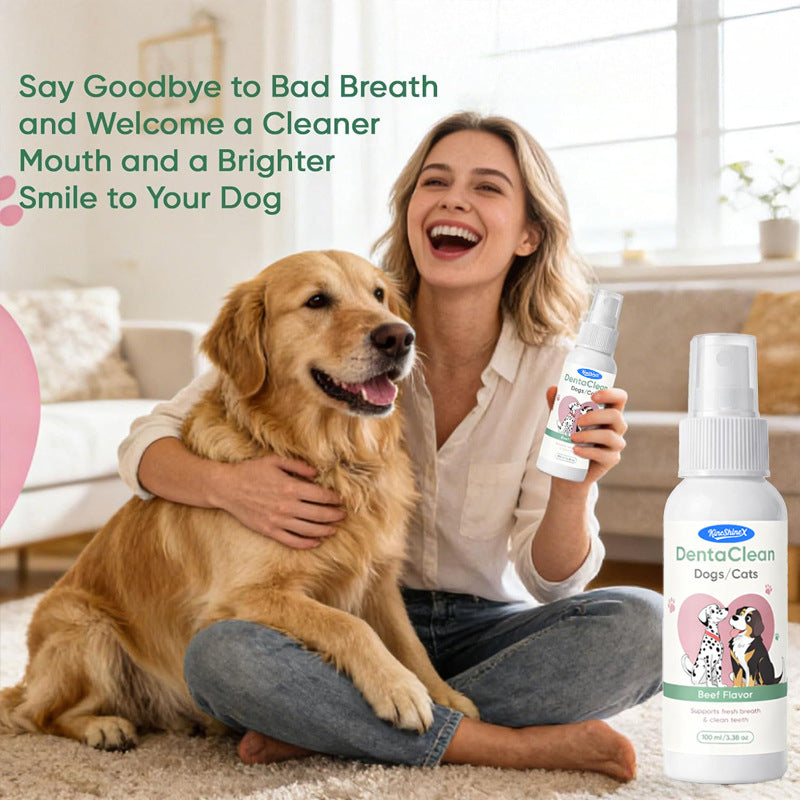 Dual-Use Plant-Based Oral Spray For Pets