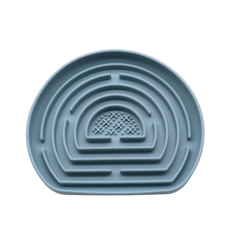 Slow Food Anti-Choke Silicone With Suction Cup Pet Food Basin