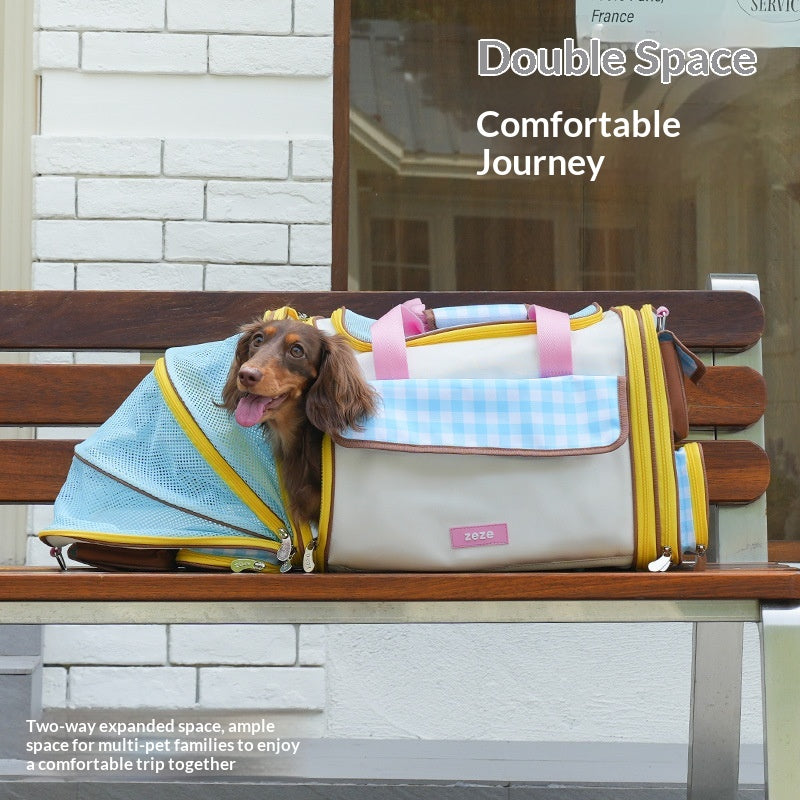All-Season Large Capacity Pet Travel Expansion Bag