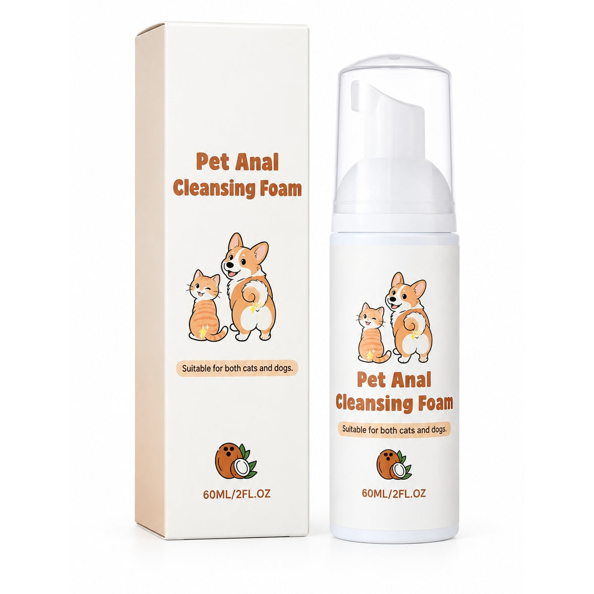 Pet Anal Area Cleaning Foam