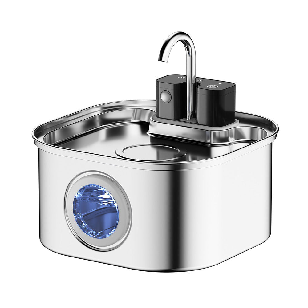 Stainless Steel Usb Smart Pet Water Fountain