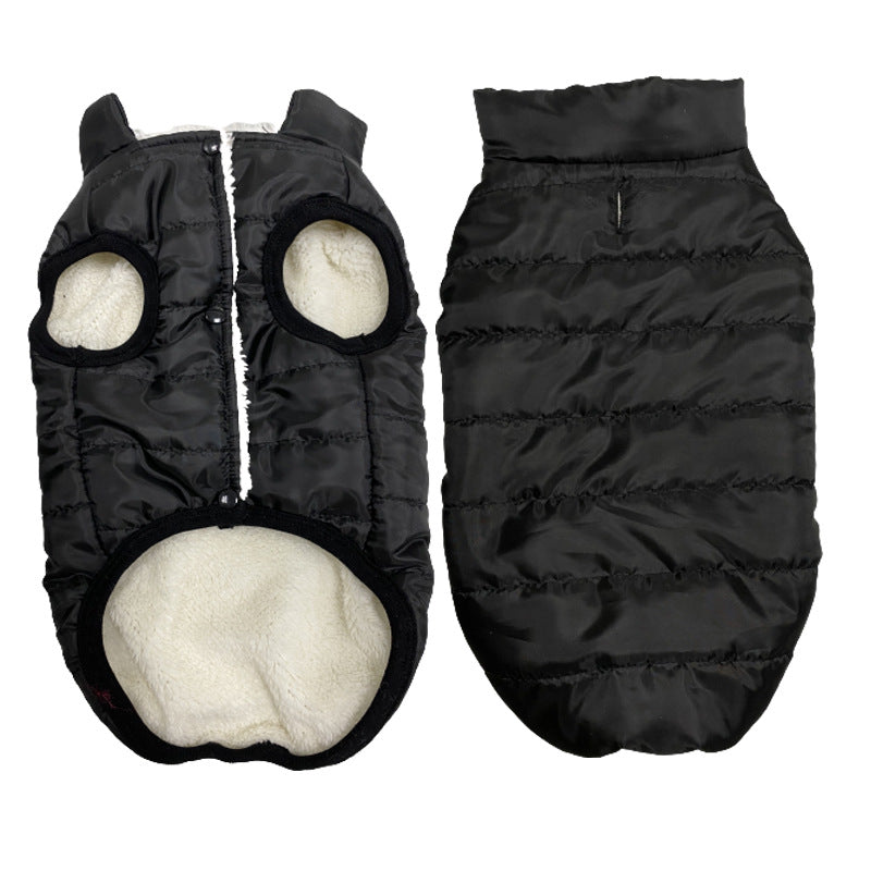 Waterproof Windproof Fleece-Lined Winter Dog Vest