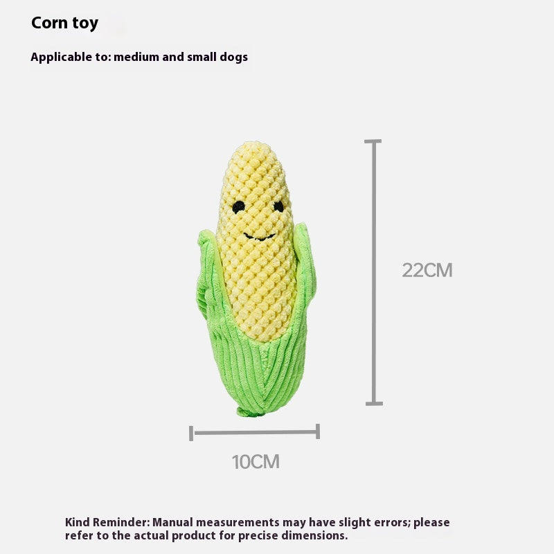 Dog Molar Teeth Cleaning Brocoli Plush Doll Sound Toy