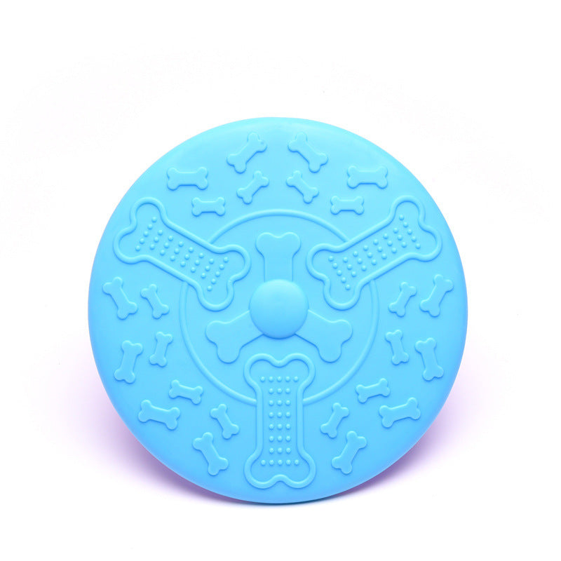 Chew-Resistant Toy Footprint-Shaped Rubber Pet Bowl