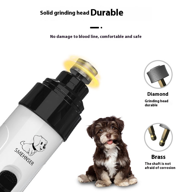 Pet Nail Piercing Device Dog Electric Manicure Scissors Led Nail Scissors Set