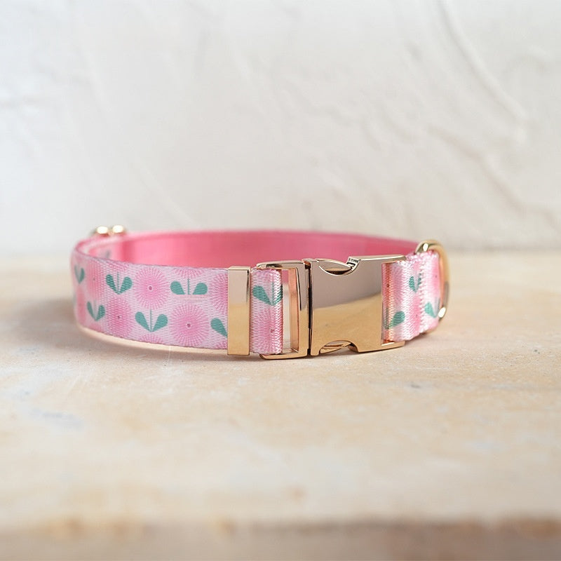 Adjustable Nylon Dandelion-Patterned Pet Collar