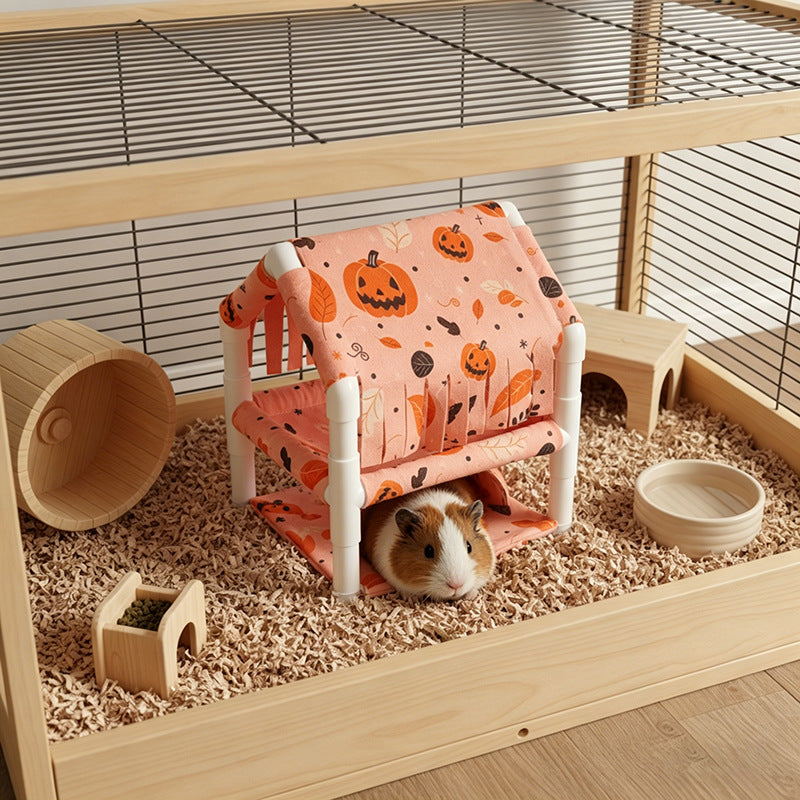 Guinea Pig Playhouse With Hiding Area
