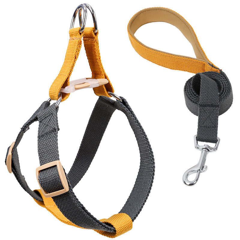 Vest-Style Drawstring Dog Leash