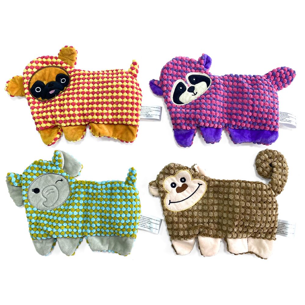 No-Stuffing Squeaky Crinkle Dog Toy