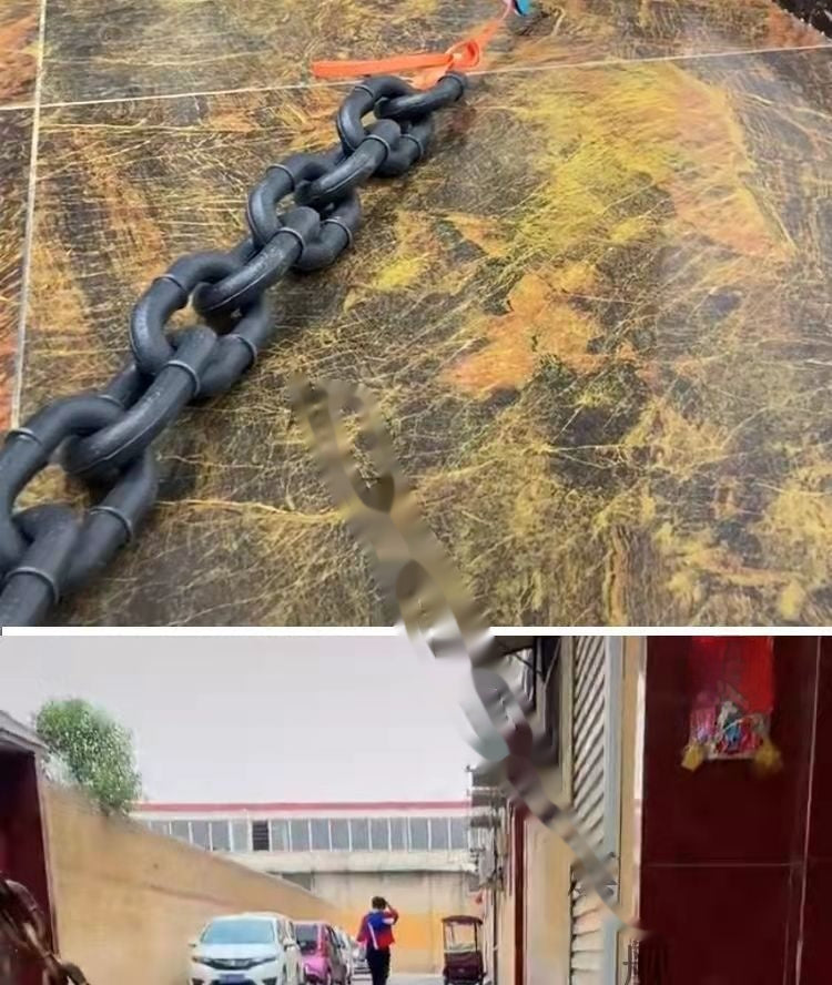 Internet Celebrity Same Style Dog Leash Simulation Rough Spoof Big Shot Video Special Props Walking Hand Holding Rope