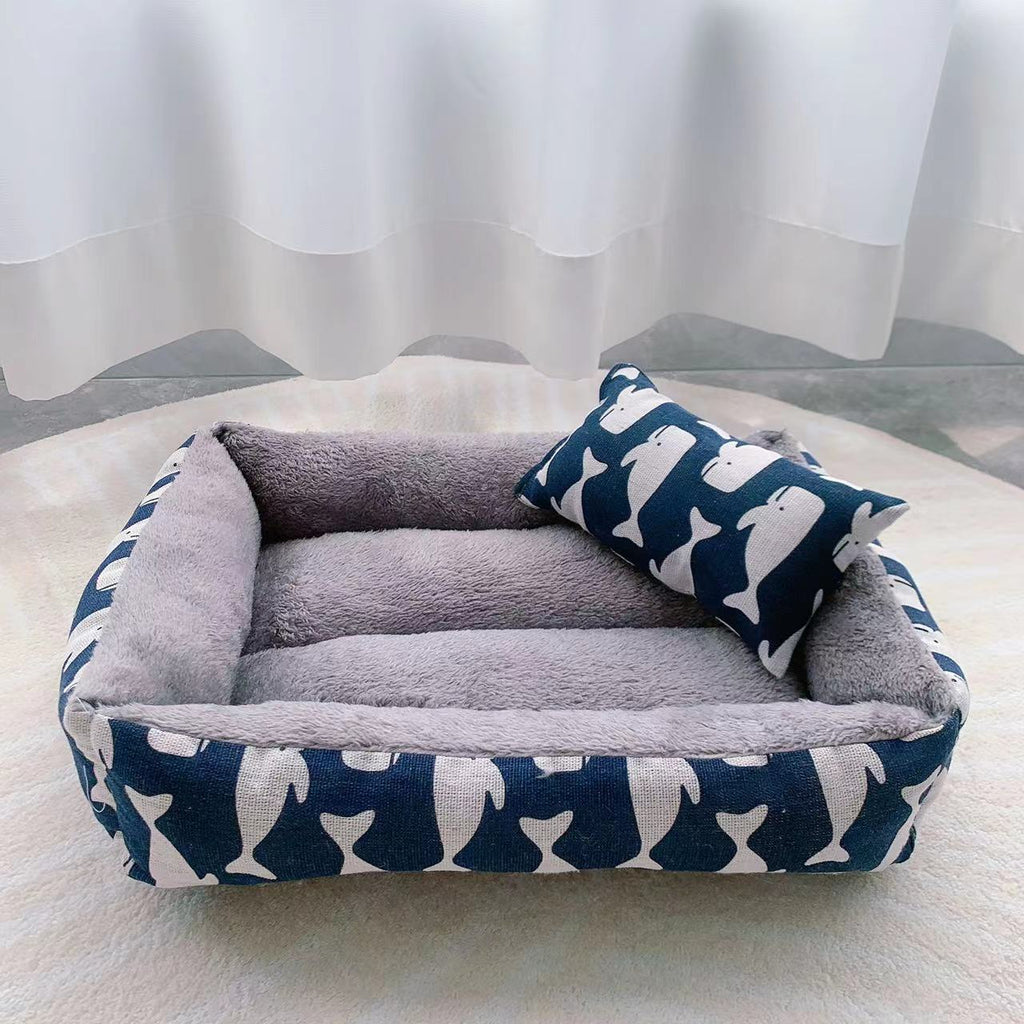 Linen Pet Bed Moisture-Proof