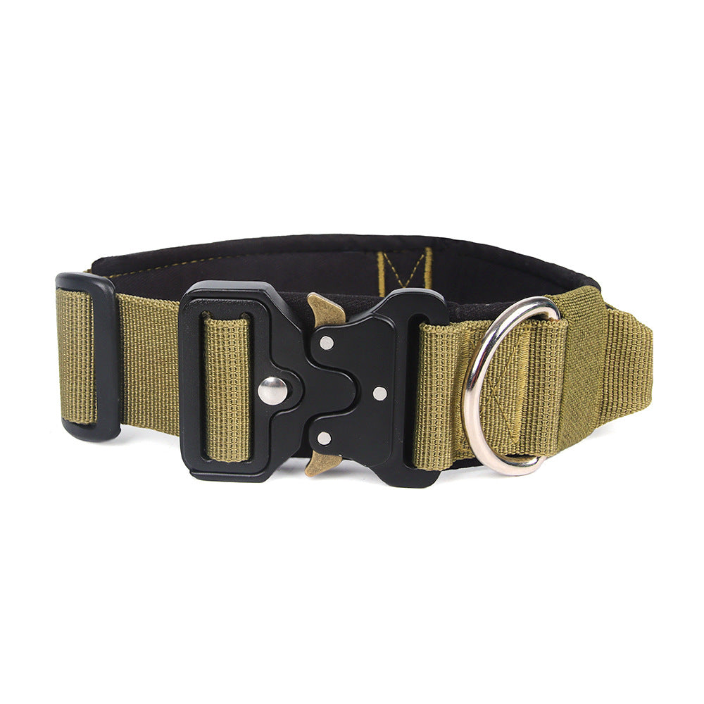 Pet Collar Pull-Resistant Large Dog Lifting Tactical Collar