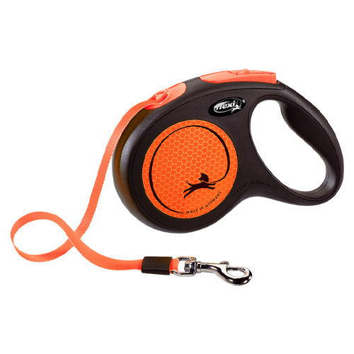 Orange Automatic Retractable Dog Walking Pet Leash