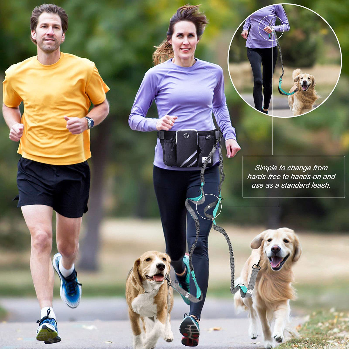 Outdoor Pet Training Bag Dog Walking Hand Holding Rope