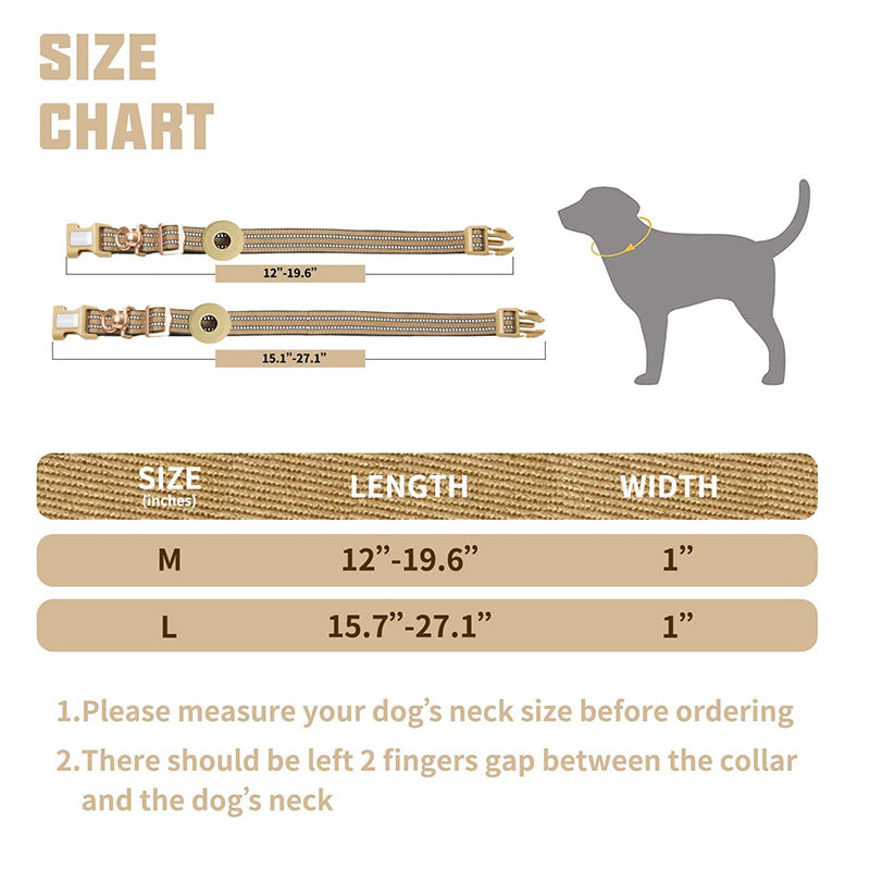 Pet Supplies Fit Silicone Case Anti-Lost Dog Collar