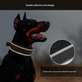 C4 Reflective Dog Collar Tactical Metal Buckle Dog Collar