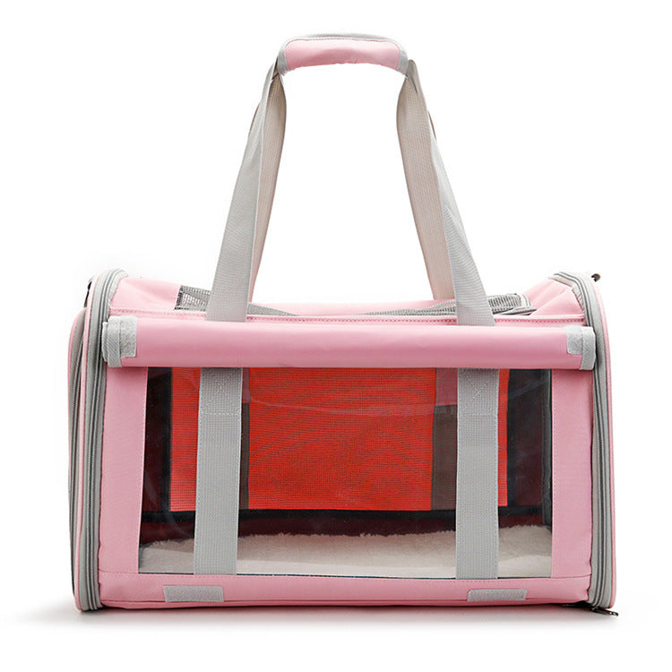 Outdoor Portable Transparent Breathable Foldable Pet Bag