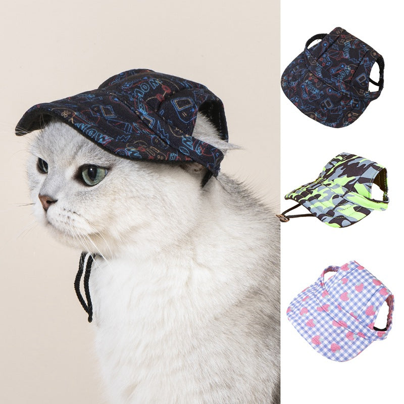 Sporty Dog Baseball Cap Sunshade