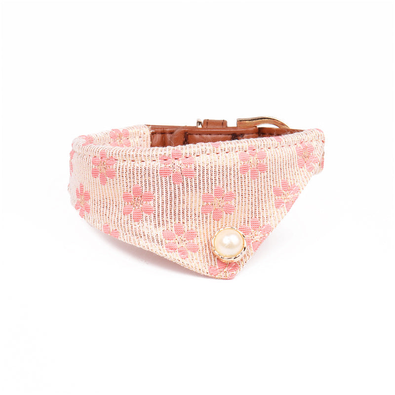 Dog Triangular Bandana Collar For Small And Medium-Sized Dogs