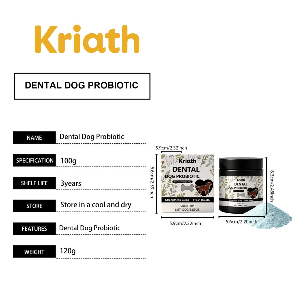 Dog Dental Care Powder Supplement