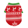 Warm Fleece Christmas Dog Sweater