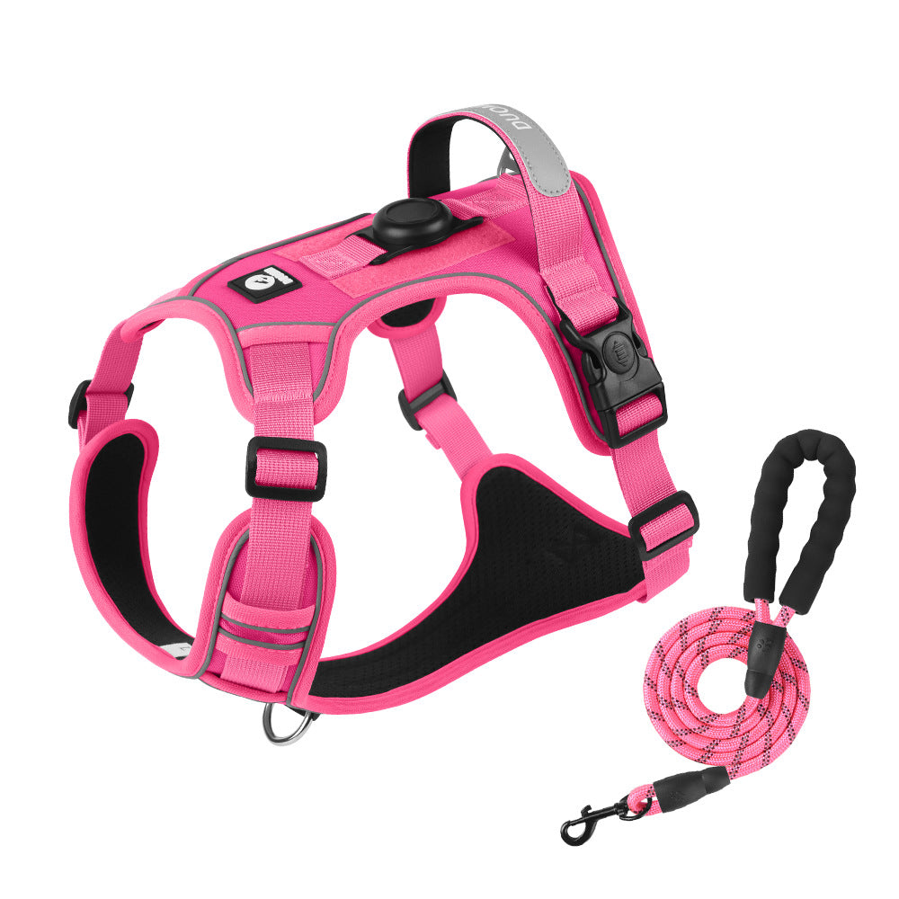 Anti Breaking Loose Big Dog Chest Strap Reflective Medium Large Dog