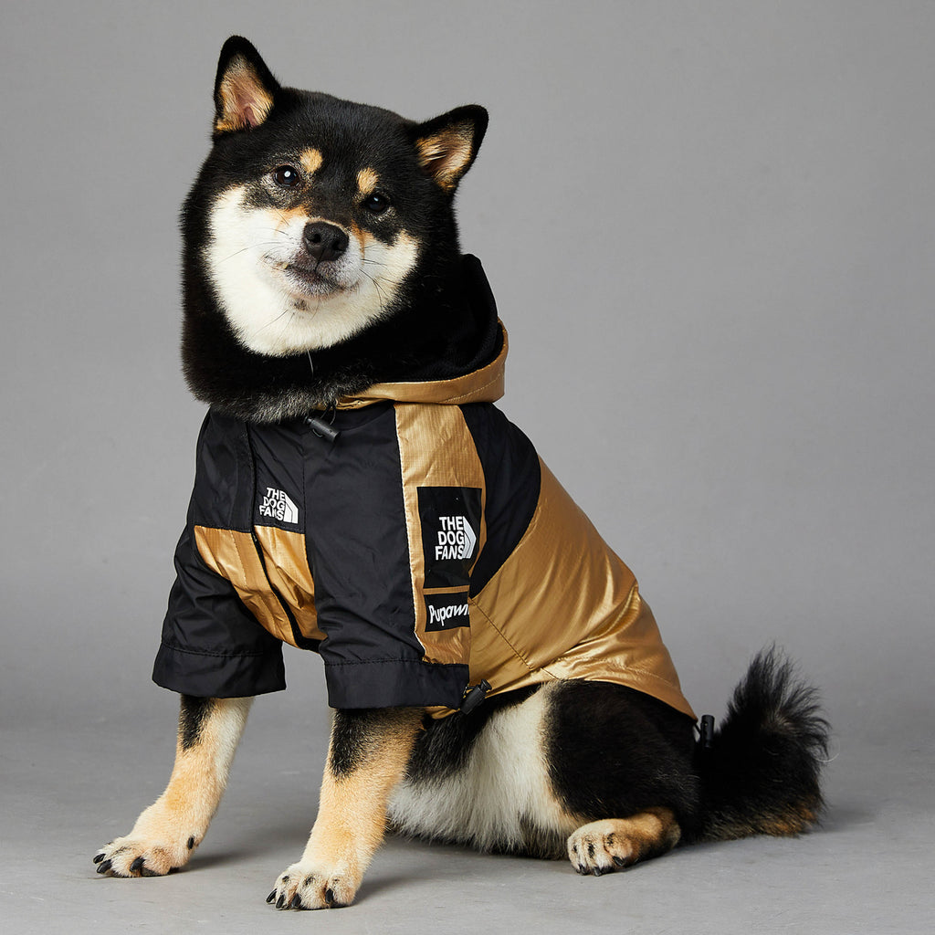 Windproof Rainproof Large Dog Raincoat Jacket