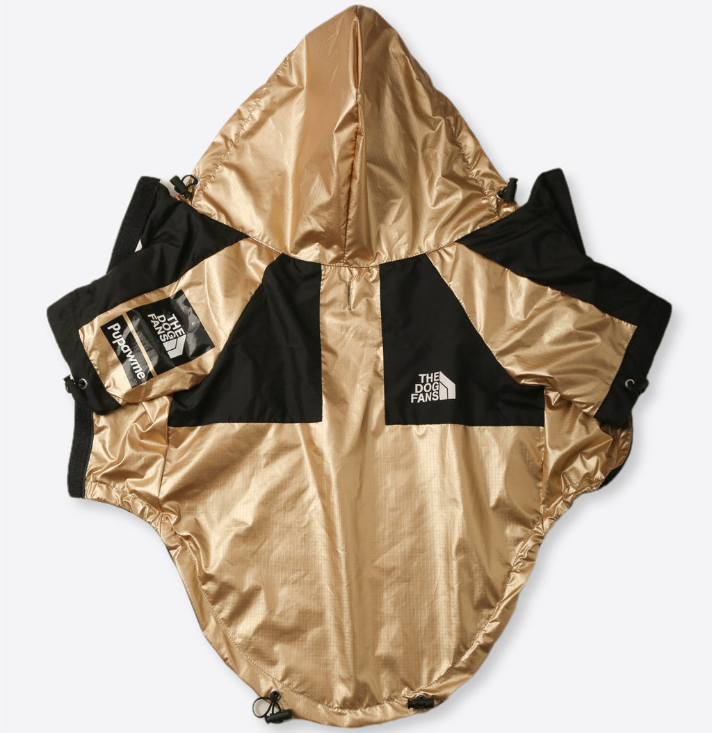 Windproof Rainproof Large Dog Raincoat Jacket