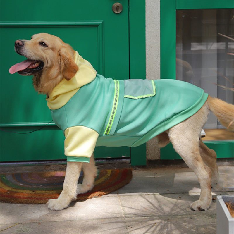 Large Dog Fleece Sweater With Pocket