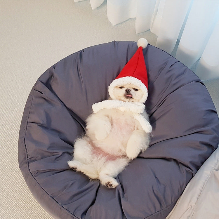 Moisture-Proof Washable Round Pet Bed