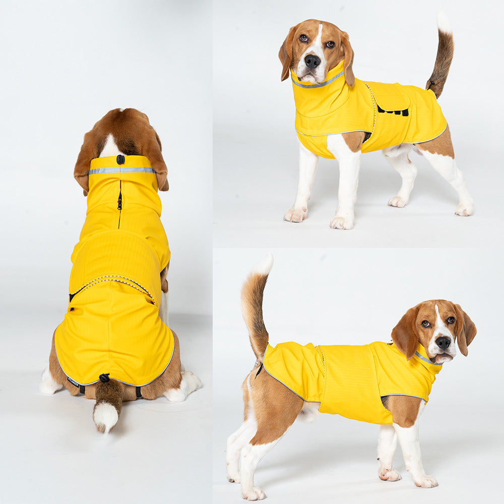 Waterproof Dustproof High-Neck Puffer Dog Jacket