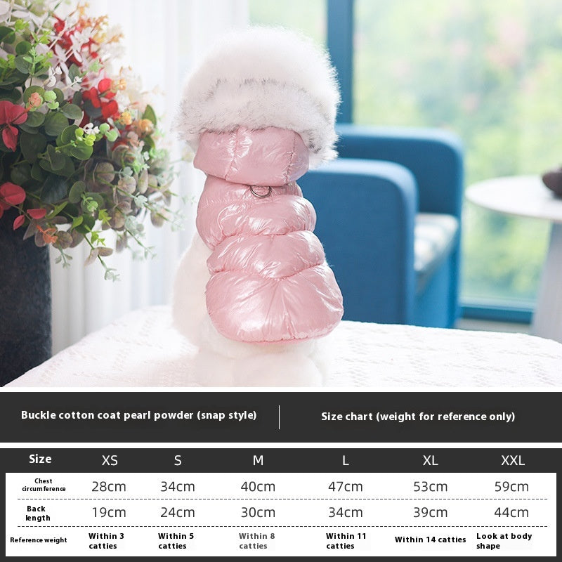 Autumn and Winter Pet Clothing Cotton Vest