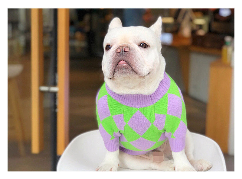 Plaid Dog Sweater