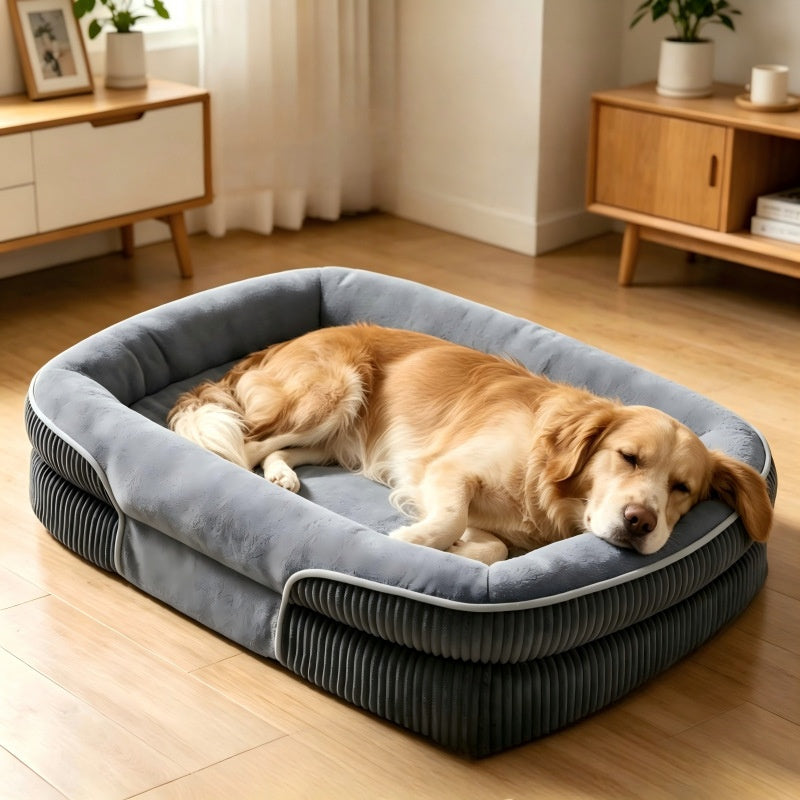 Removable Washable Oval Dog Bed