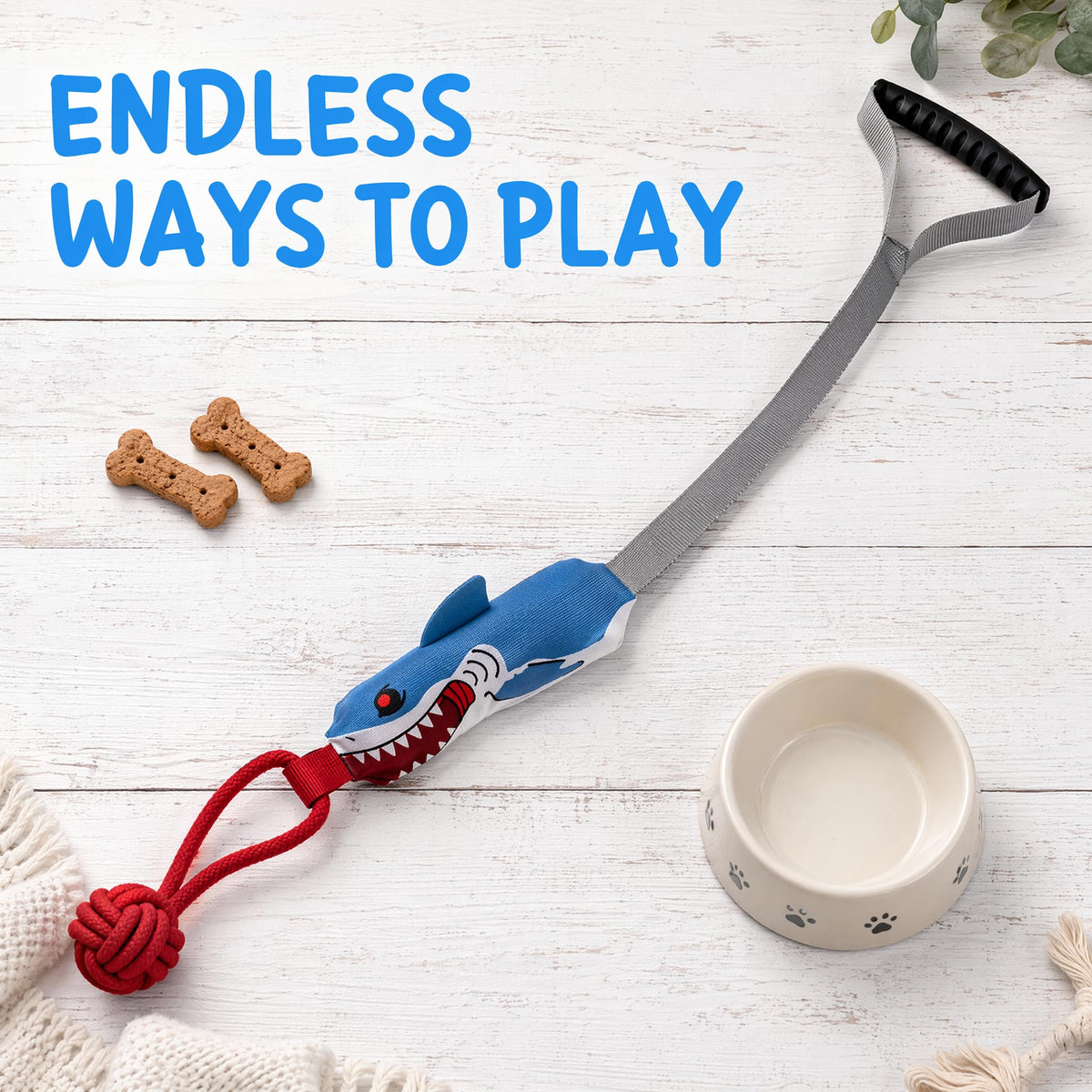 Shark Dog Tug Of War Toy